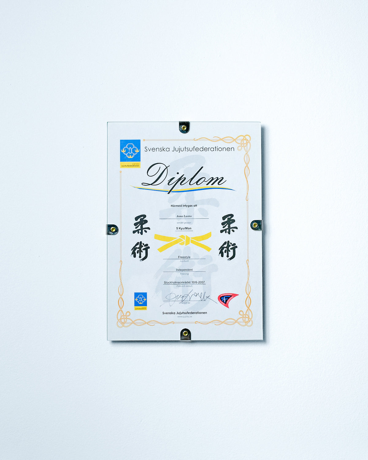 RHINESTONE RIVET PICTURE FRAME - YELLOW | True bright citrine yellow / MEDIUM